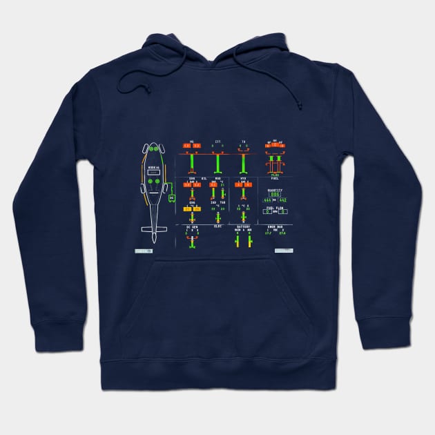 Aviation  Glass Cockpit Hoodie by FasBytes